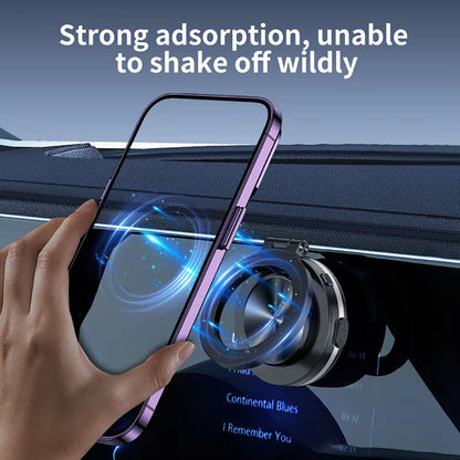 360°Rotatable Car Magnetic Holder Intelligent Vacuum Adsorption Phone Holder Car Mount Windshield Magnetic Car Stable Holder